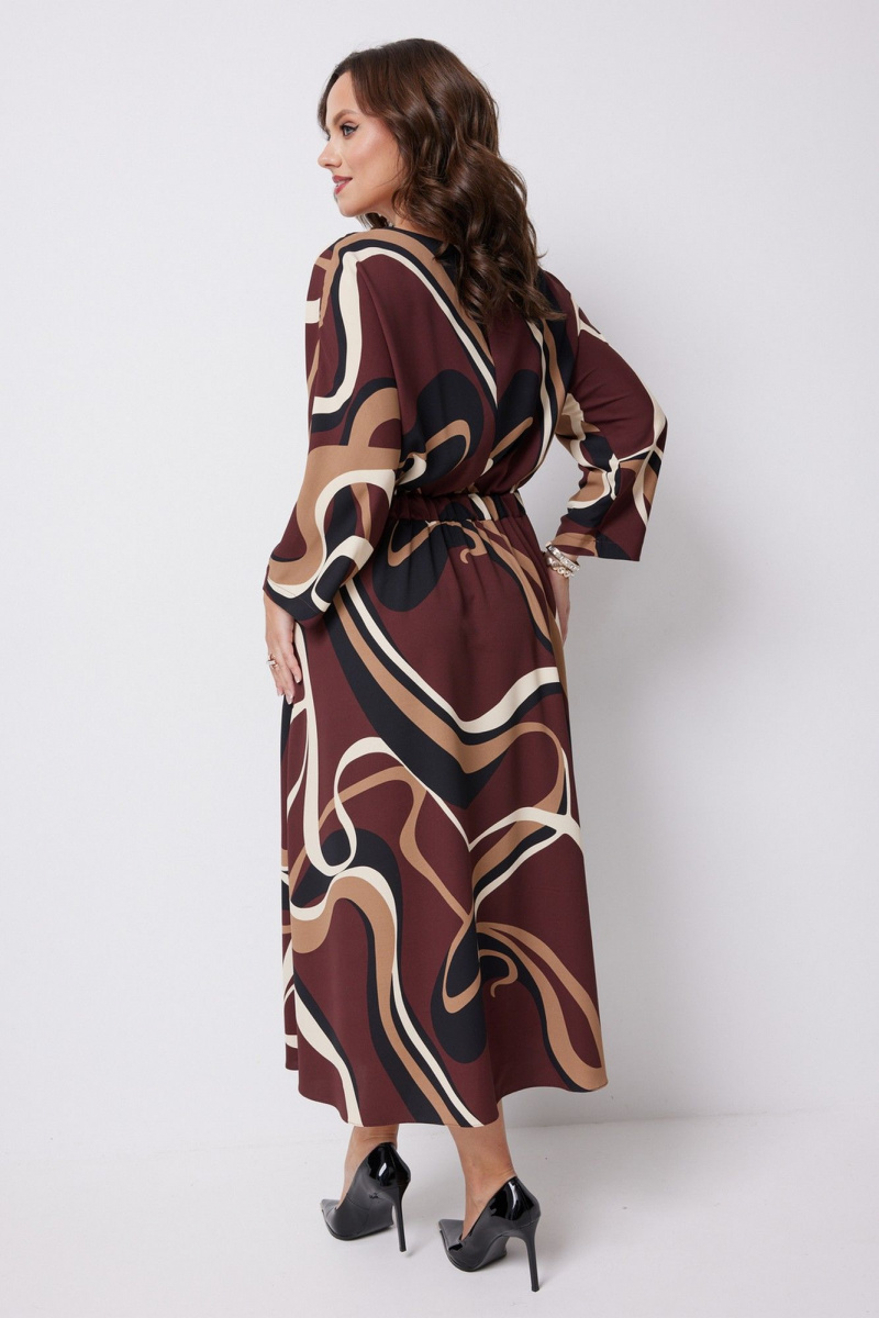 Платья Твой имидж 2256 шоколад_принт