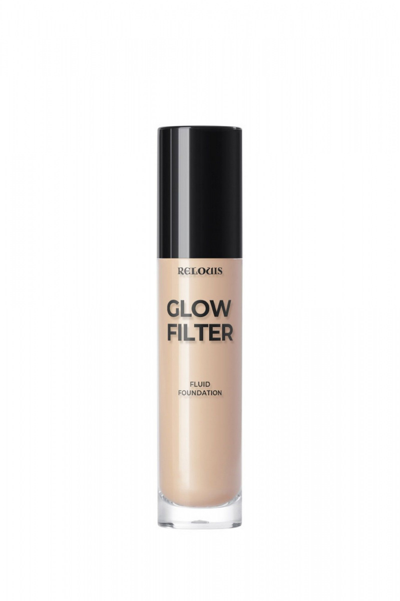 Тональные средства Relouis Glow Filter Fluid Foundation Light Beige