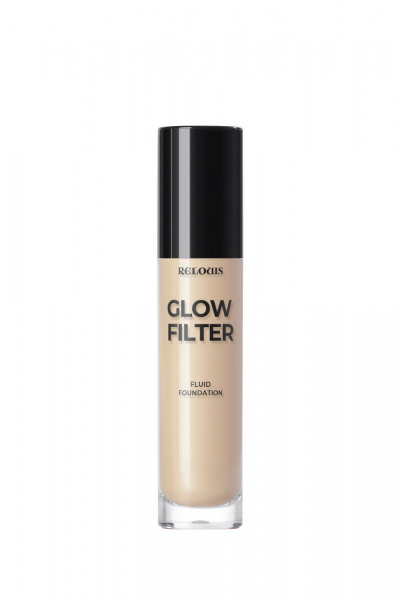 Тональные средства Relouis Glow Filter Fluid Foundation Warm Beige