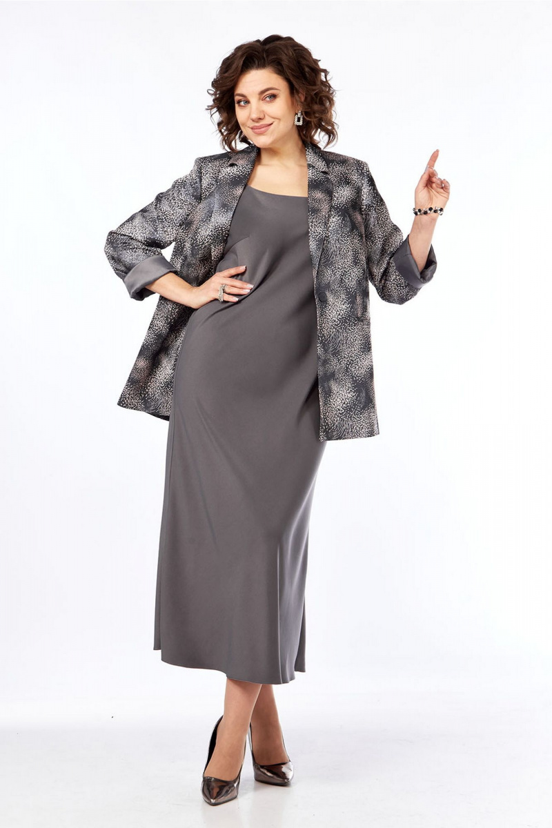 Плательный комплект Lady Style Classic 3029 кофейный