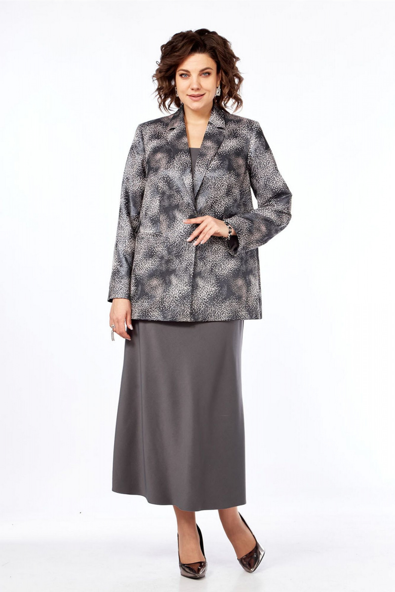 Плательный комплект Lady Style Classic 3029 кофейный