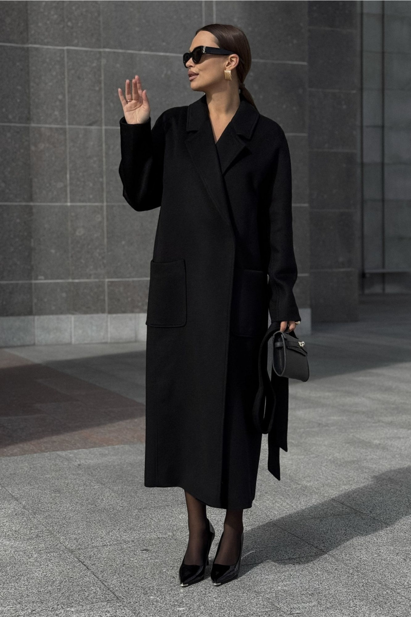 Женское пальто DAVA 7002 черный