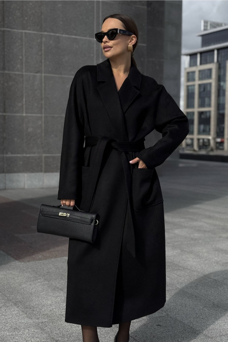 Женское пальто DAVA 7002 черный