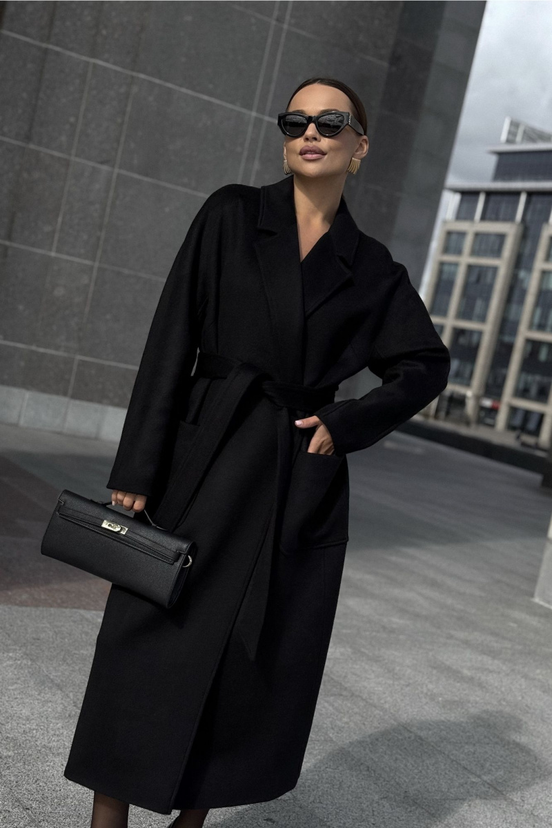 Женское пальто DAVA 7002 черный