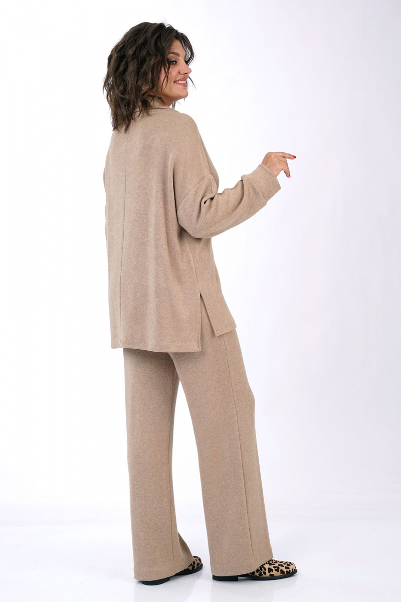 Брючный комплект Alani Collection 2446 бежевый