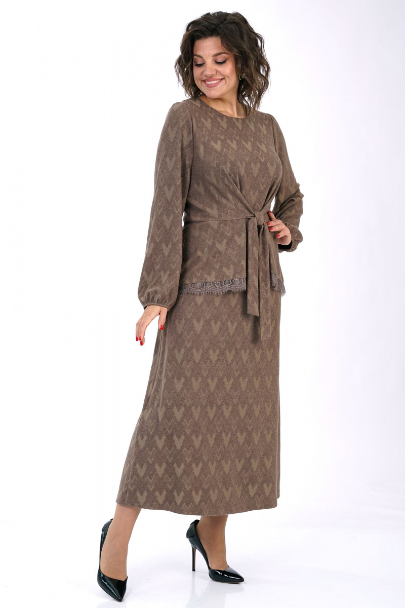 Юбочный комплект Alani Collection 2461 капучино