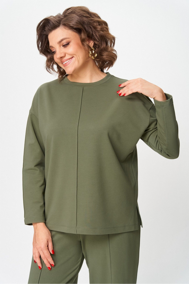 Брючный костюм Rumoda 2144_дл. зеленый