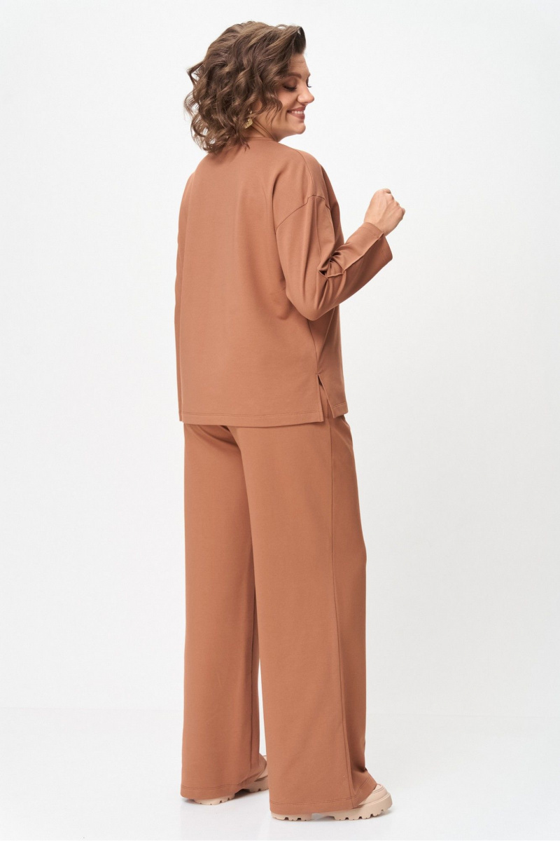 Брючный костюм Rumoda 2144_дл. коричневый