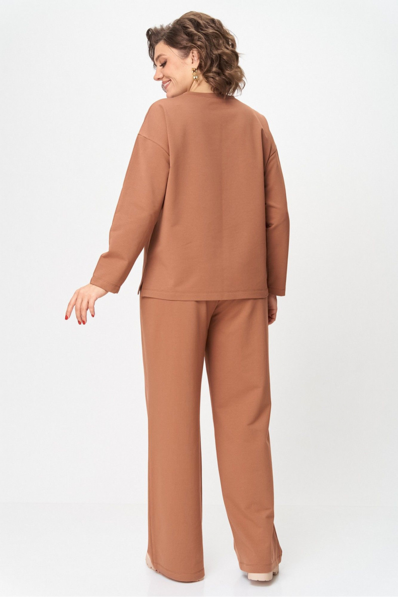 Брючный костюм Rumoda 2144_дл. коричневый