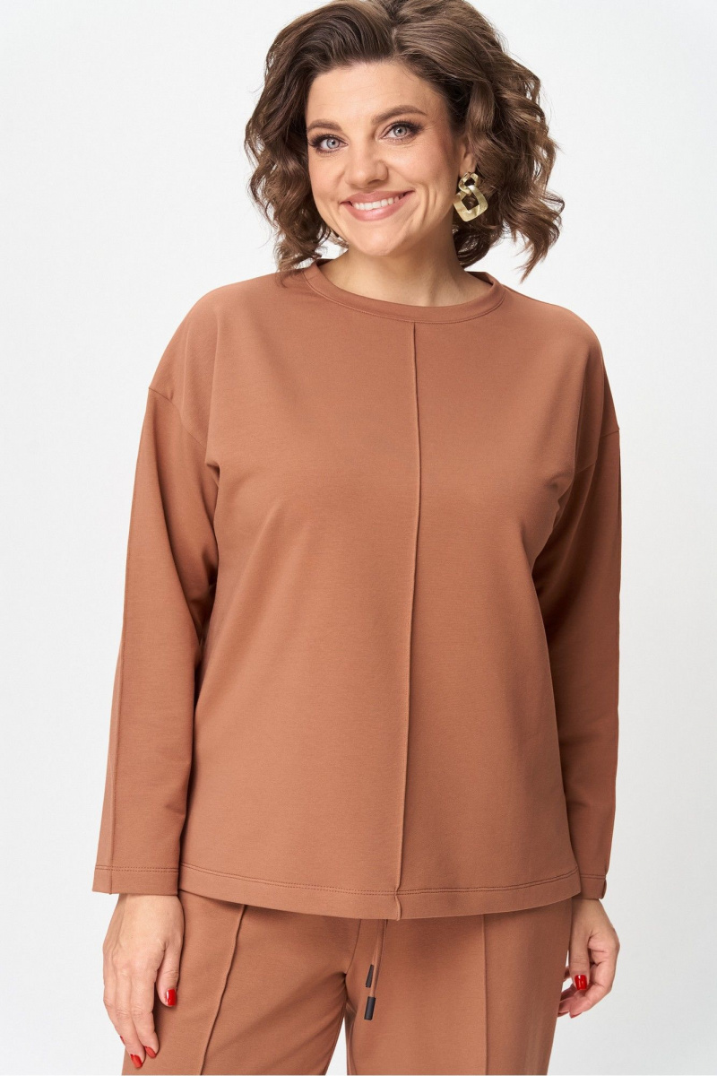 Брючный костюм Rumoda 2144_дл. коричневый