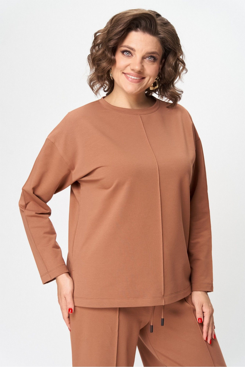 Брючный костюм Rumoda 2144_дл. коричневый