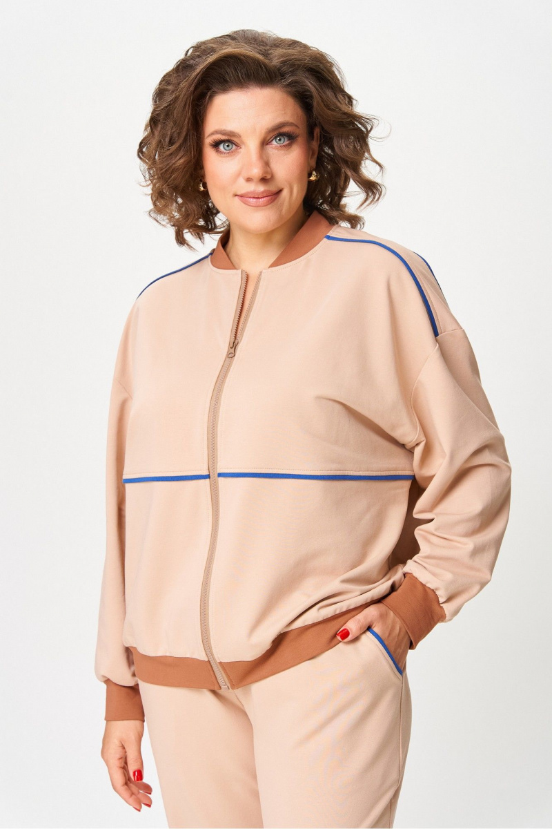 Брючный костюм Rumoda 2269 бежевый