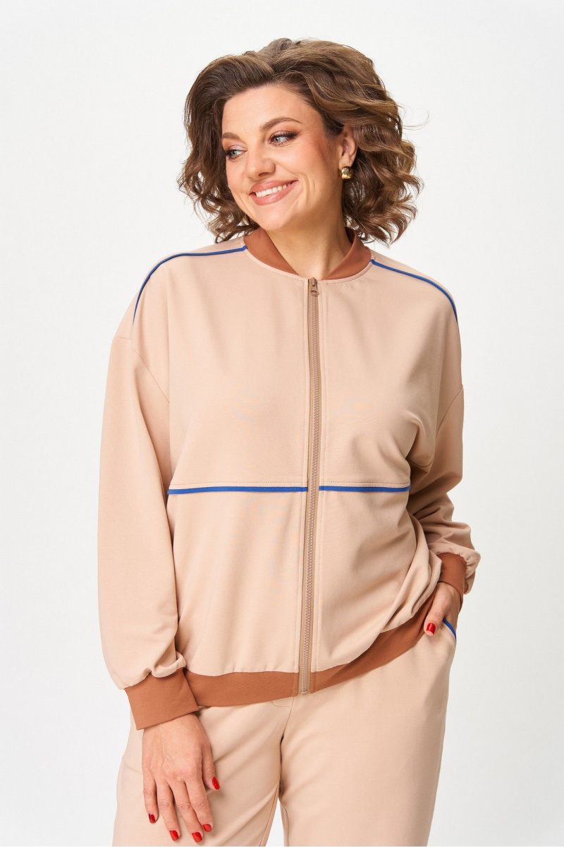 Брючный костюм Rumoda 2269 бежевый