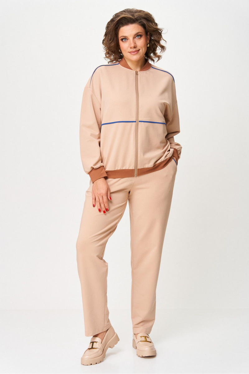 Брючный костюм Rumoda 2269 бежевый