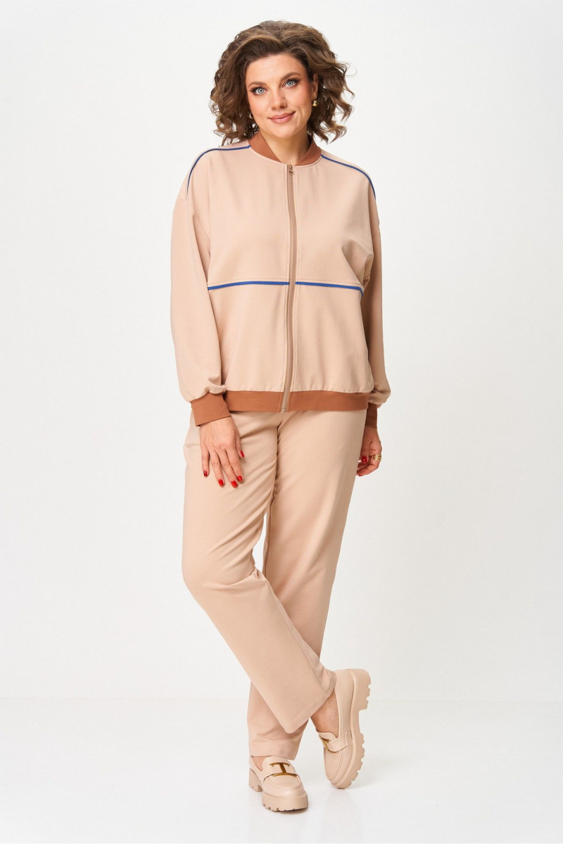 Брючный костюм Rumoda 2269 бежевый