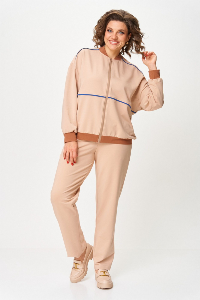 Брючный костюм Rumoda 2269 бежевый
