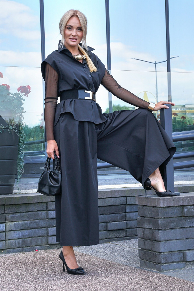 Брючный комплект Alani Collection 2435 черный