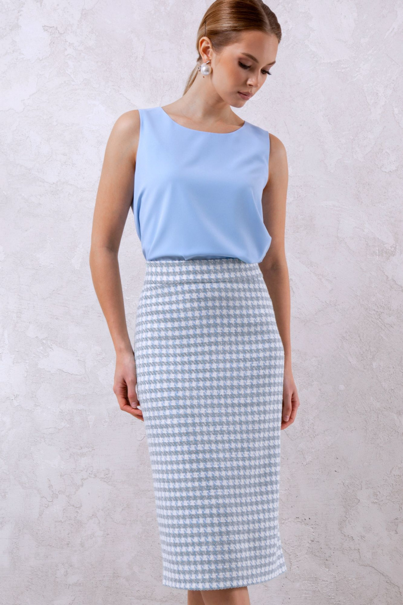 Юбки Erika Laurent 7244 голубой