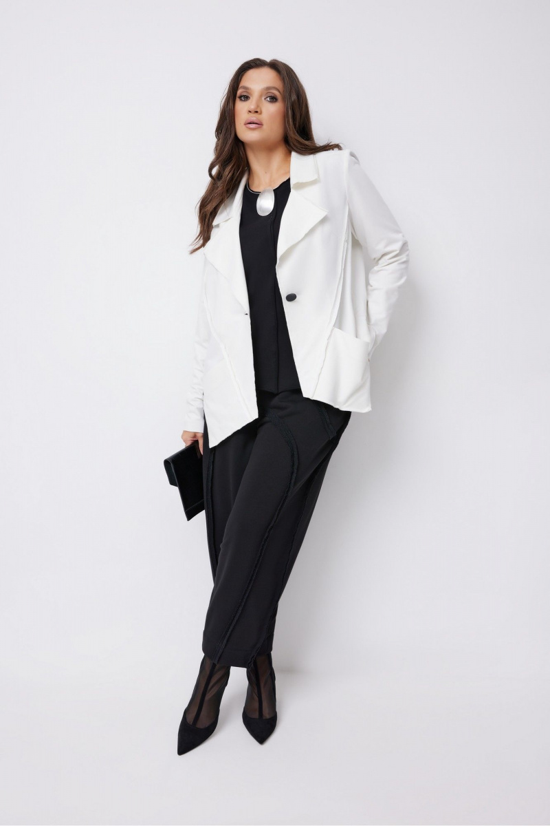 Брючный комплект ElPaiz 1287 черный+молоко