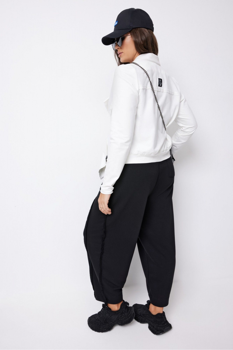 Брючный комплект ElPaiz 1292 черный+молоко