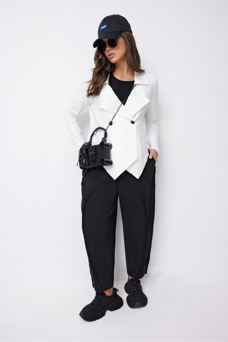 Брючный комплект ElPaiz 1292 черный+молоко