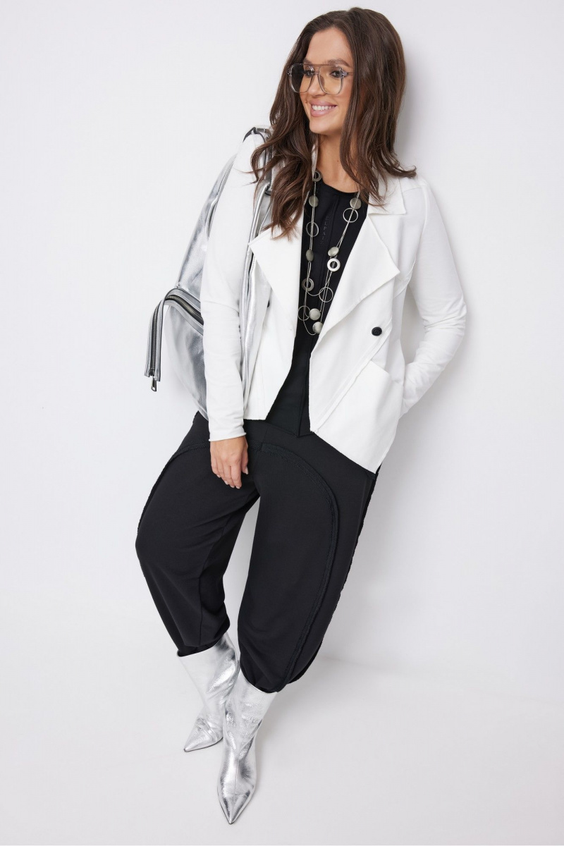 Брючный комплект ElPaiz 1292 черный+молоко