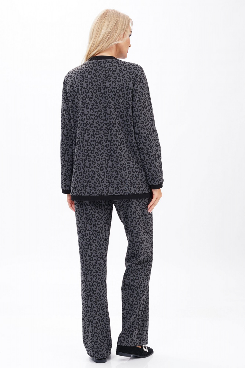 Брючный комплект Alani Collection 2449 серый_леопард