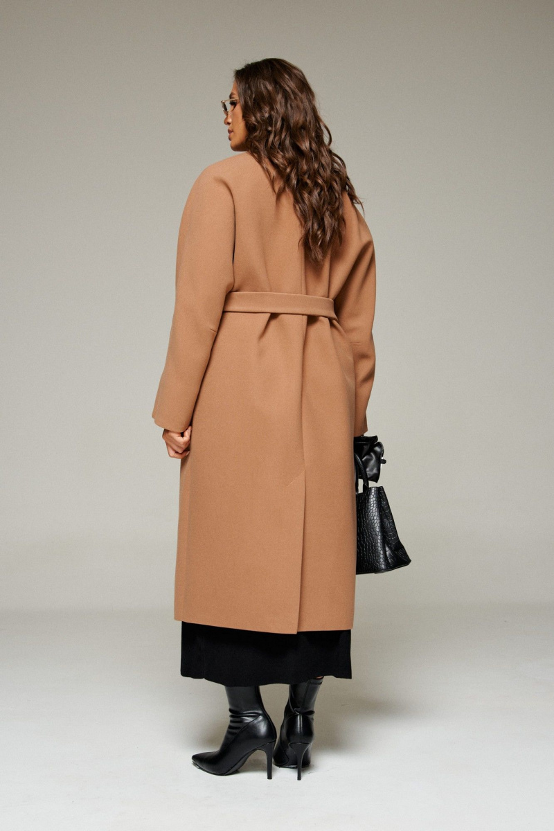 Женское пальто Beautiful&Free 7015 бежевый