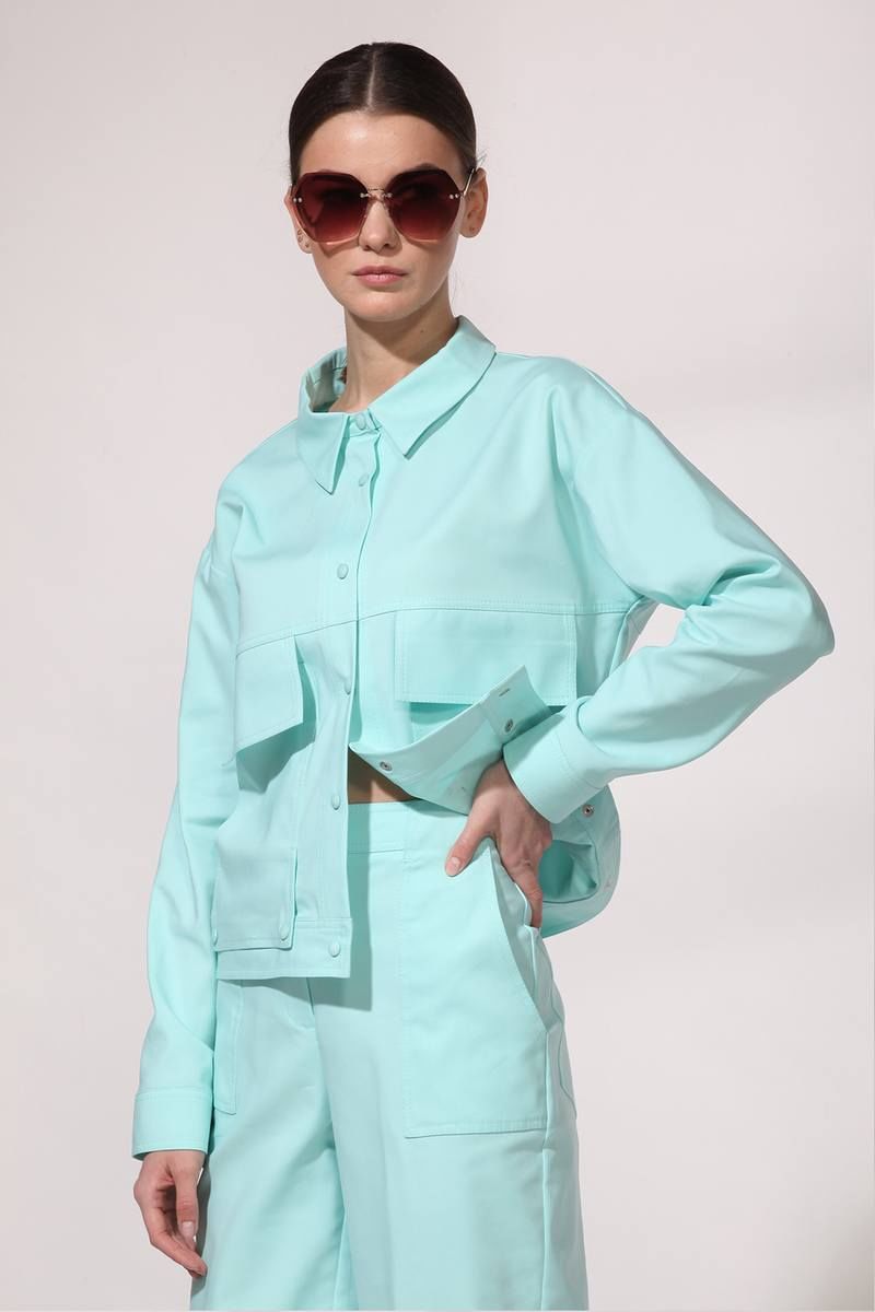 Женский комплект с курткой Viola Style 20555 мята