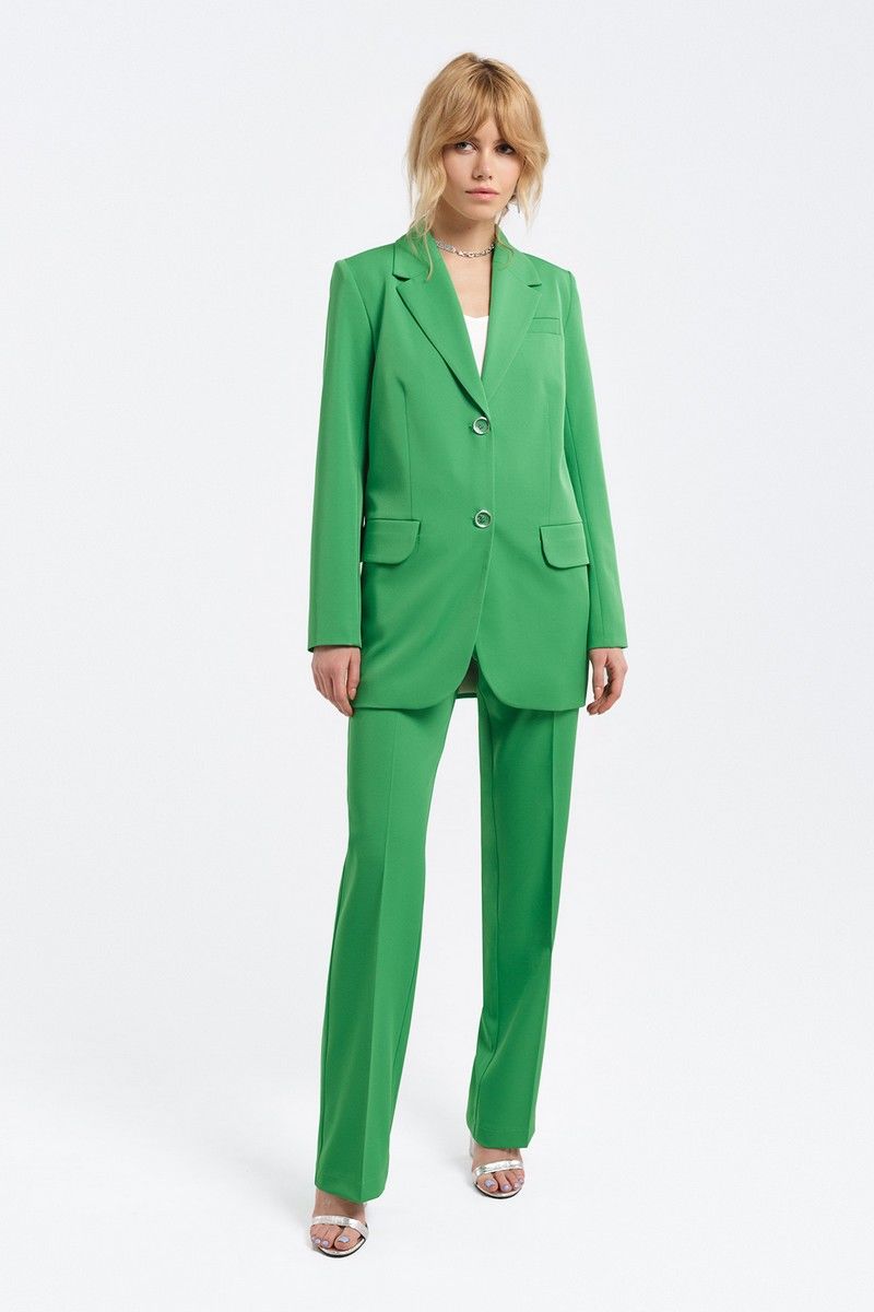 Брючный костюм PiRS 3128 зеленый