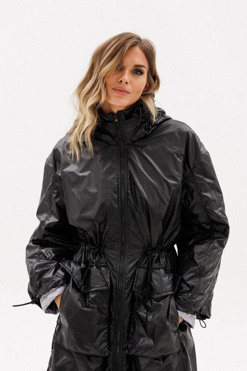 Женское пальто EOLA 2775 черный/серый