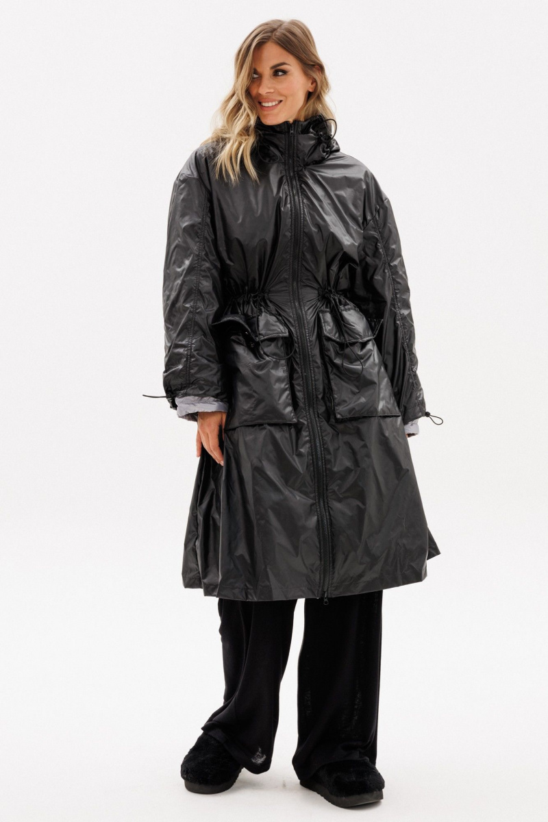 Женское пальто EOLA 2775 черный/серый