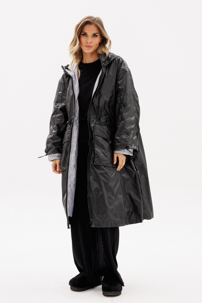 Женское пальто EOLA 2775 черный/серый