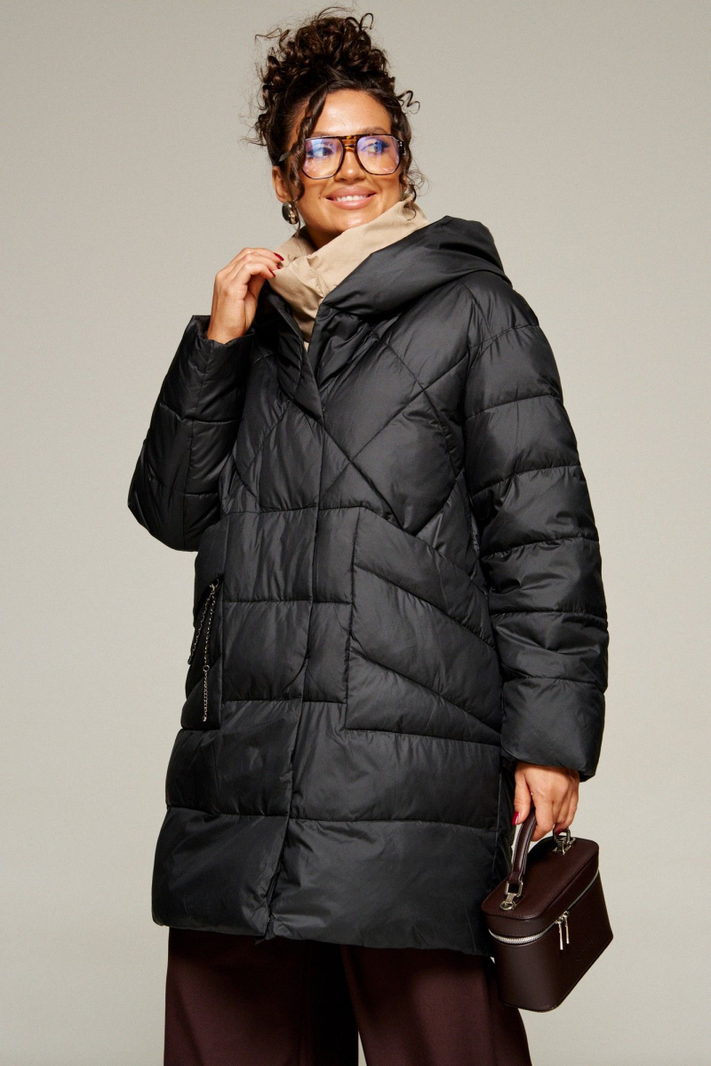 Женское пальто Beautiful&Free 8010 черный