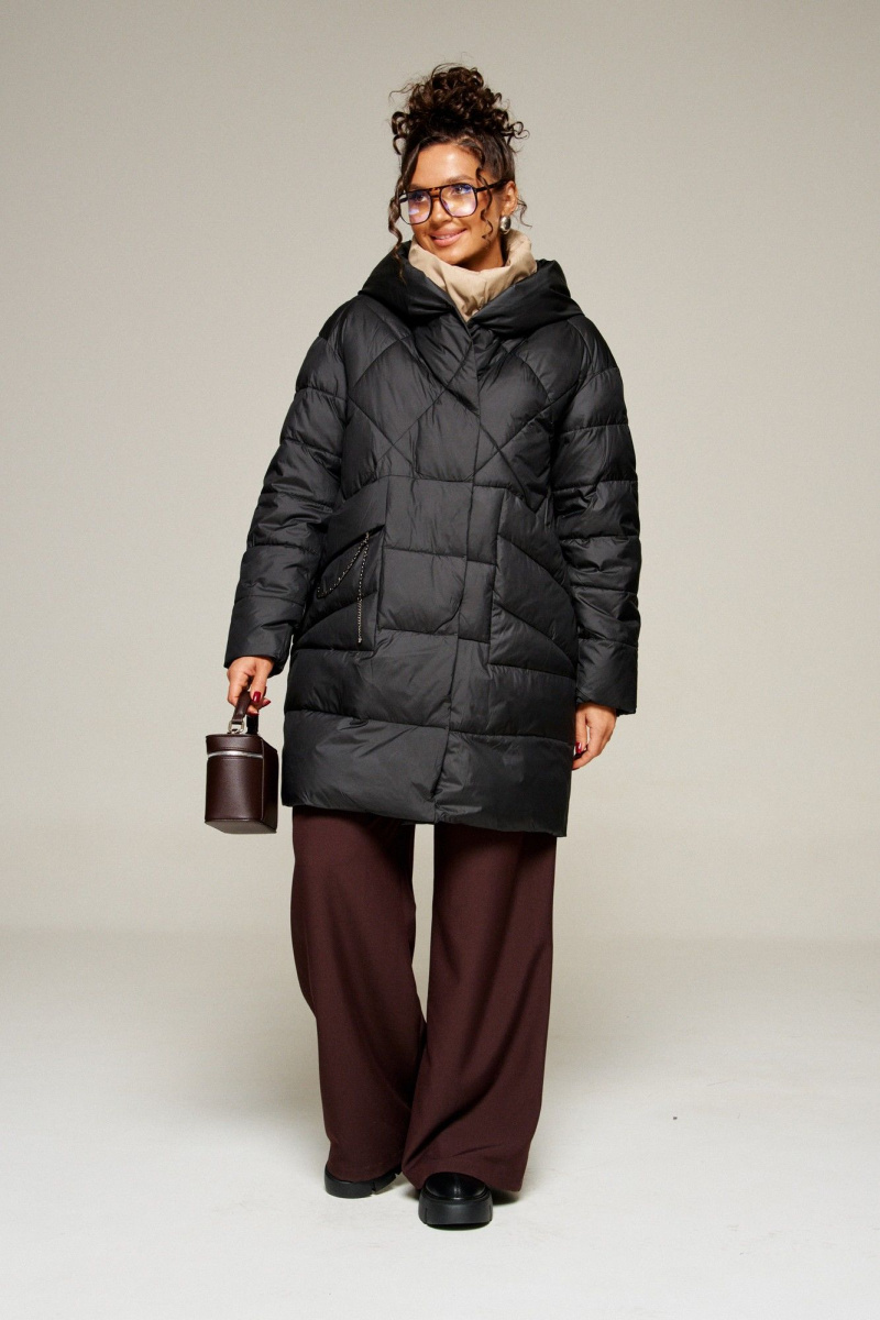 Женское пальто Beautiful&Free 8010 черный