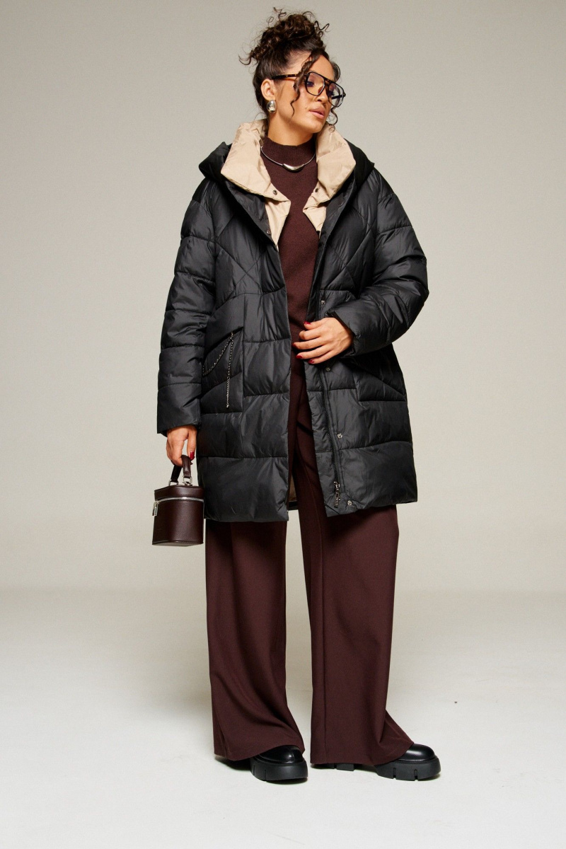 Женское пальто Beautiful&Free 8010 черный