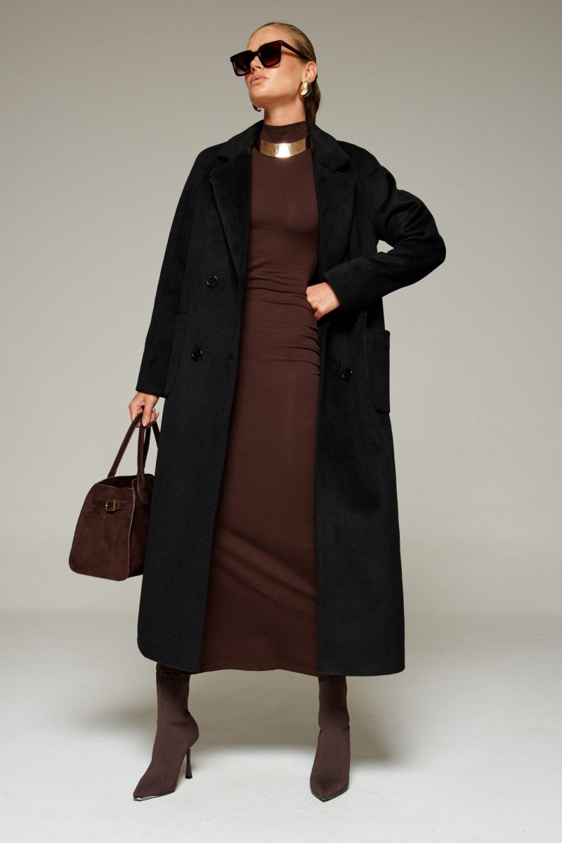 Женское пальто Beautiful&Free 7017 черный