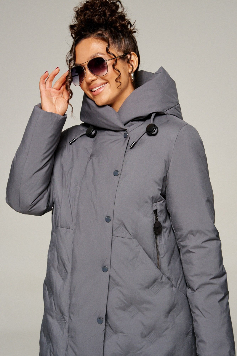 Женское пальто Beautiful&Free 8015 графит