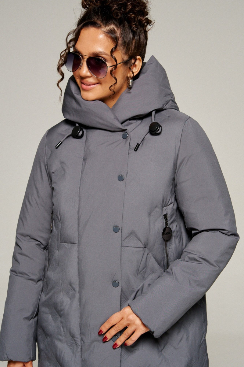 Женское пальто Beautiful&Free 8015 графит