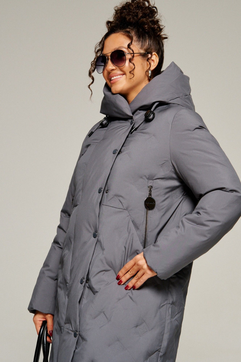 Женское пальто Beautiful&Free 8015 графит