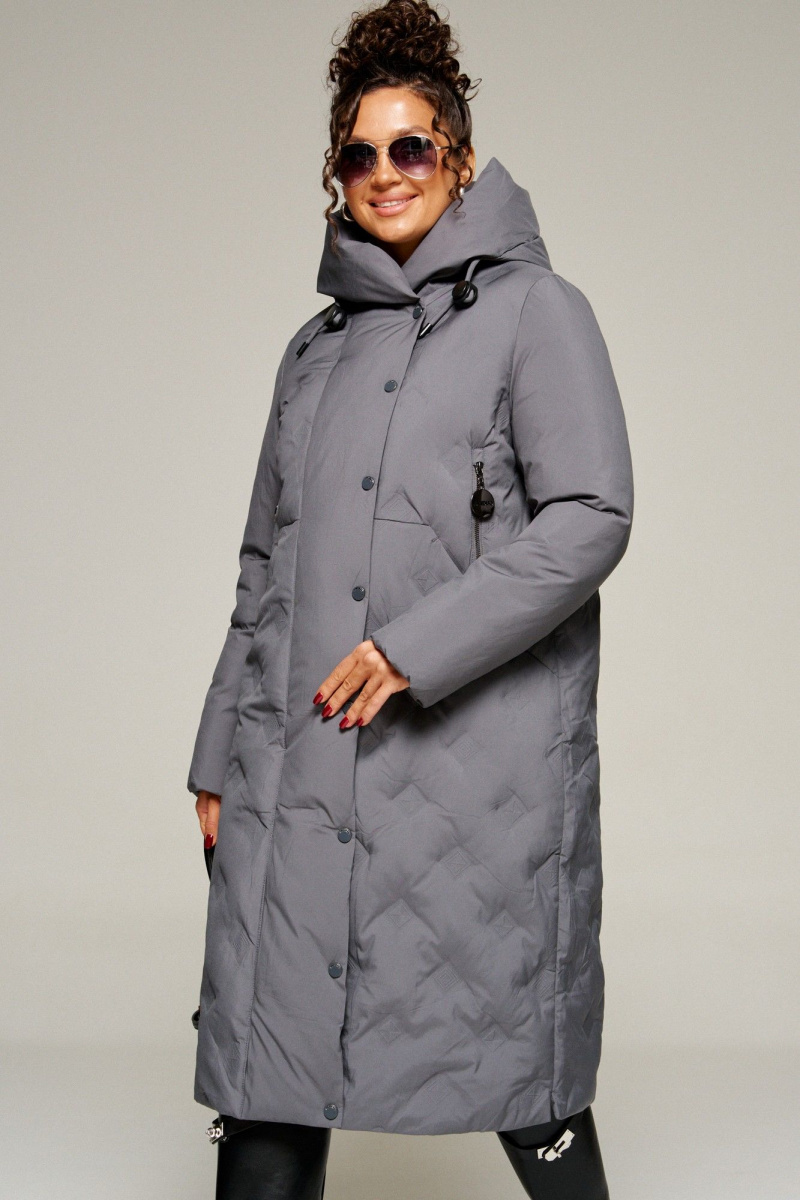 Женское пальто Beautiful&Free 8015 графит