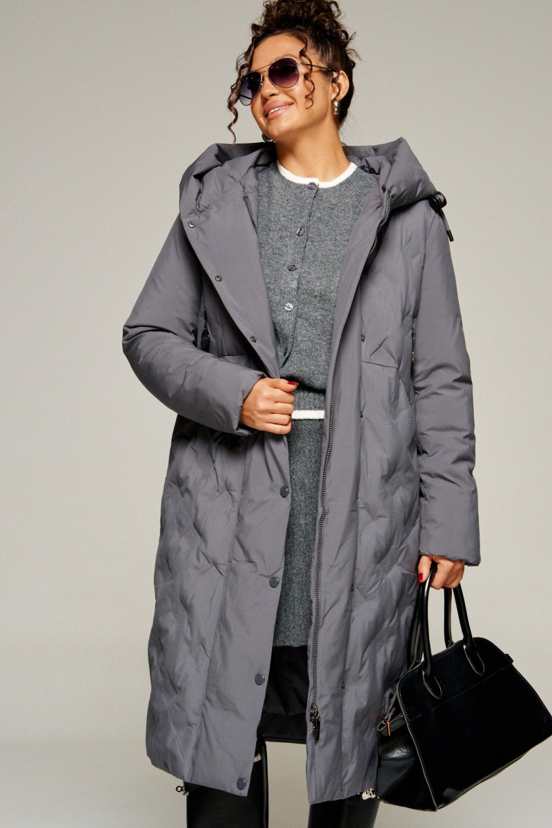 Женское пальто Beautiful&Free 8015 графит