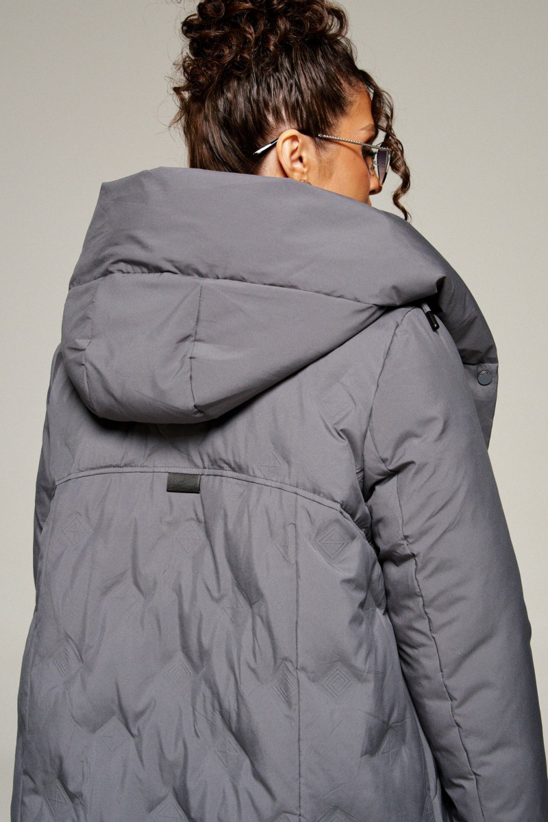 Женское пальто Beautiful&Free 8015 графит