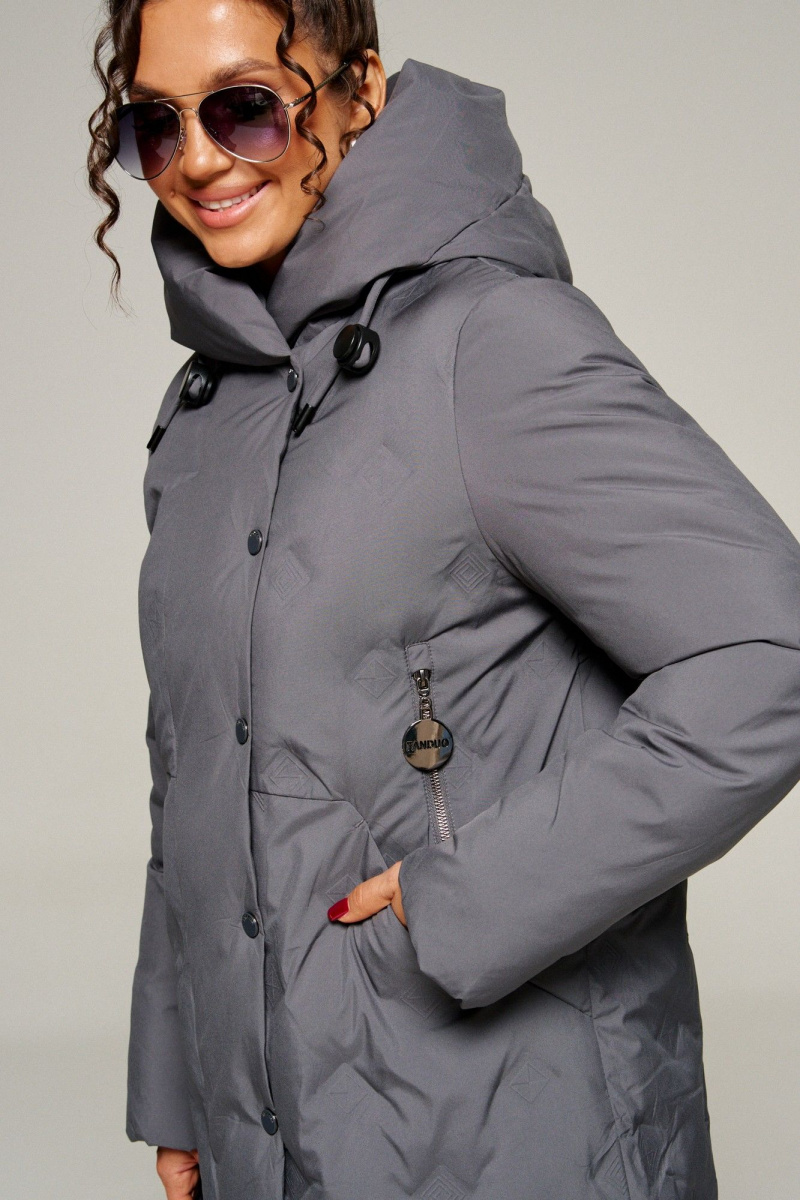 Женское пальто Beautiful&Free 8015 графит