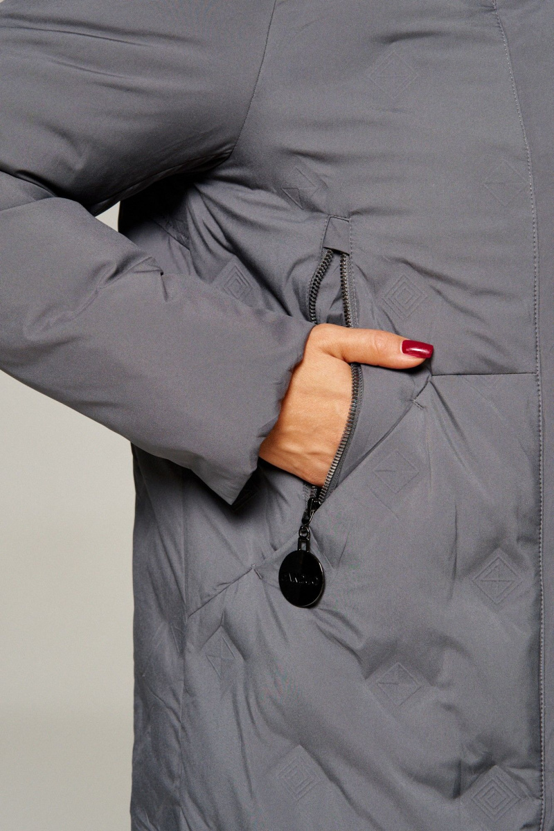 Женское пальто Beautiful&Free 8015 графит