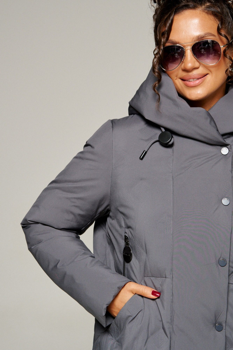 Женское пальто Beautiful&Free 8015 графит