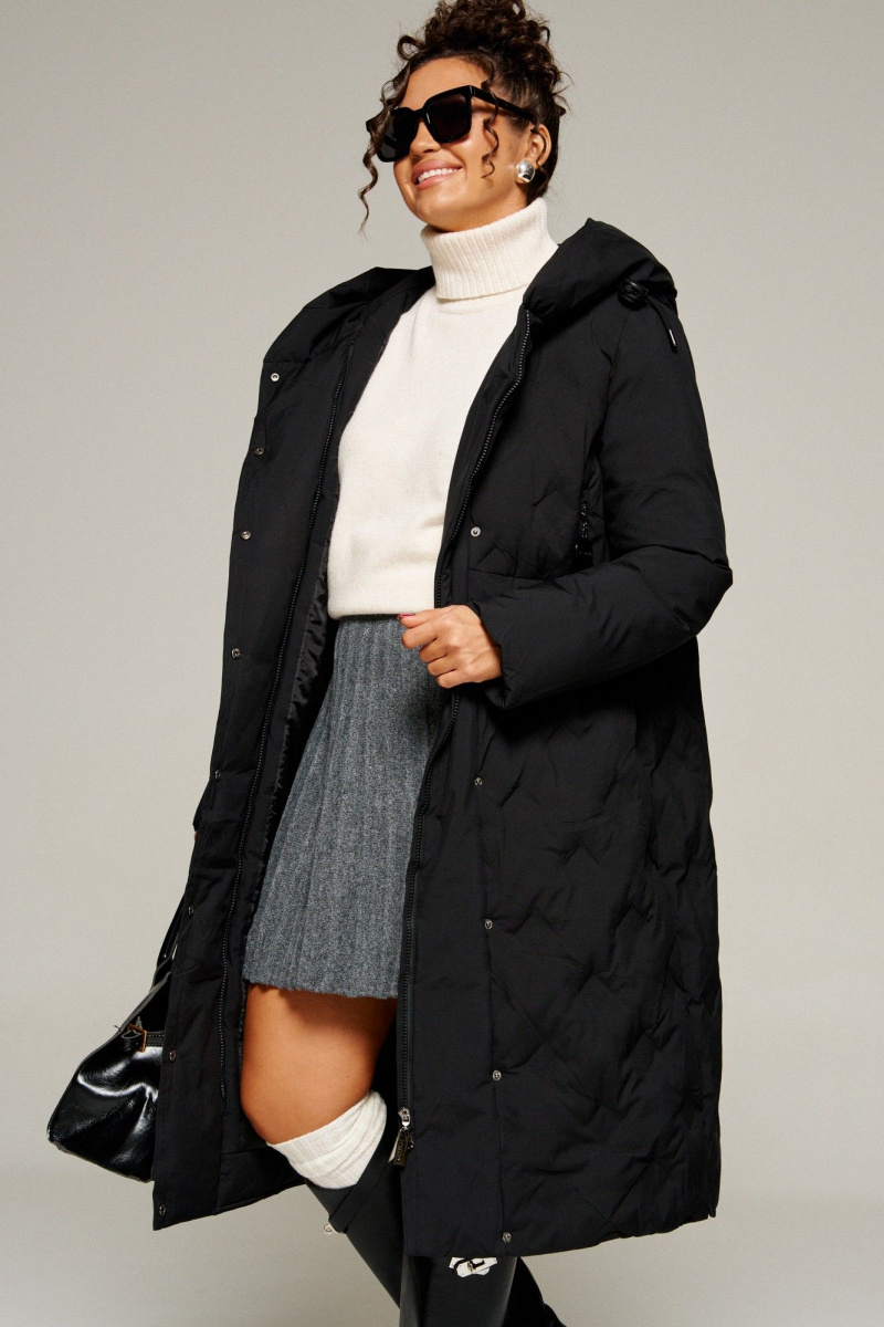 Женское пальто Beautiful&Free 8015 черный