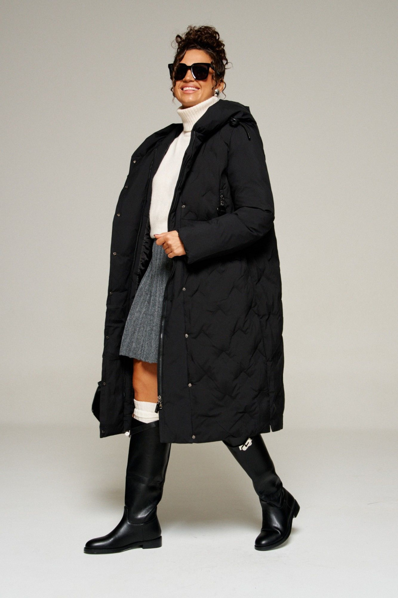 Женское пальто Beautiful&Free 8015 черный