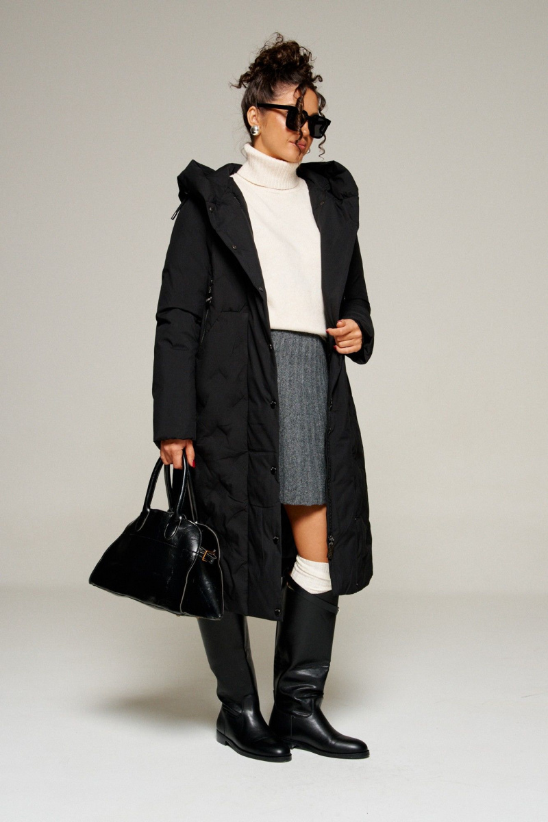 Женское пальто Beautiful&Free 8015 черный