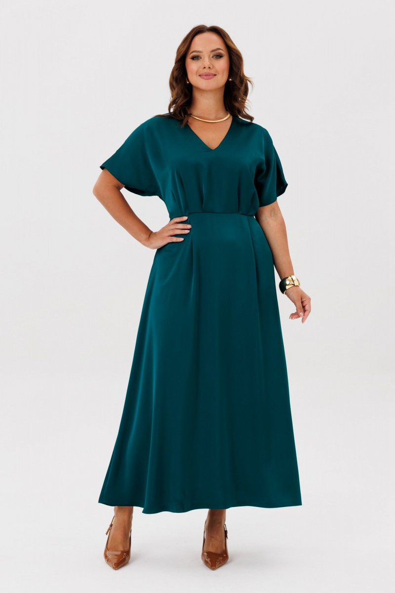 Платья ANIDEN 712-3 изумрудный